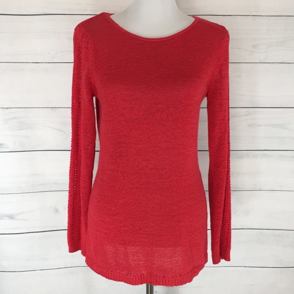 Rachel Zoe Sweaters - Rachel Zoe Coral Red “Karla” Knit Sweater
